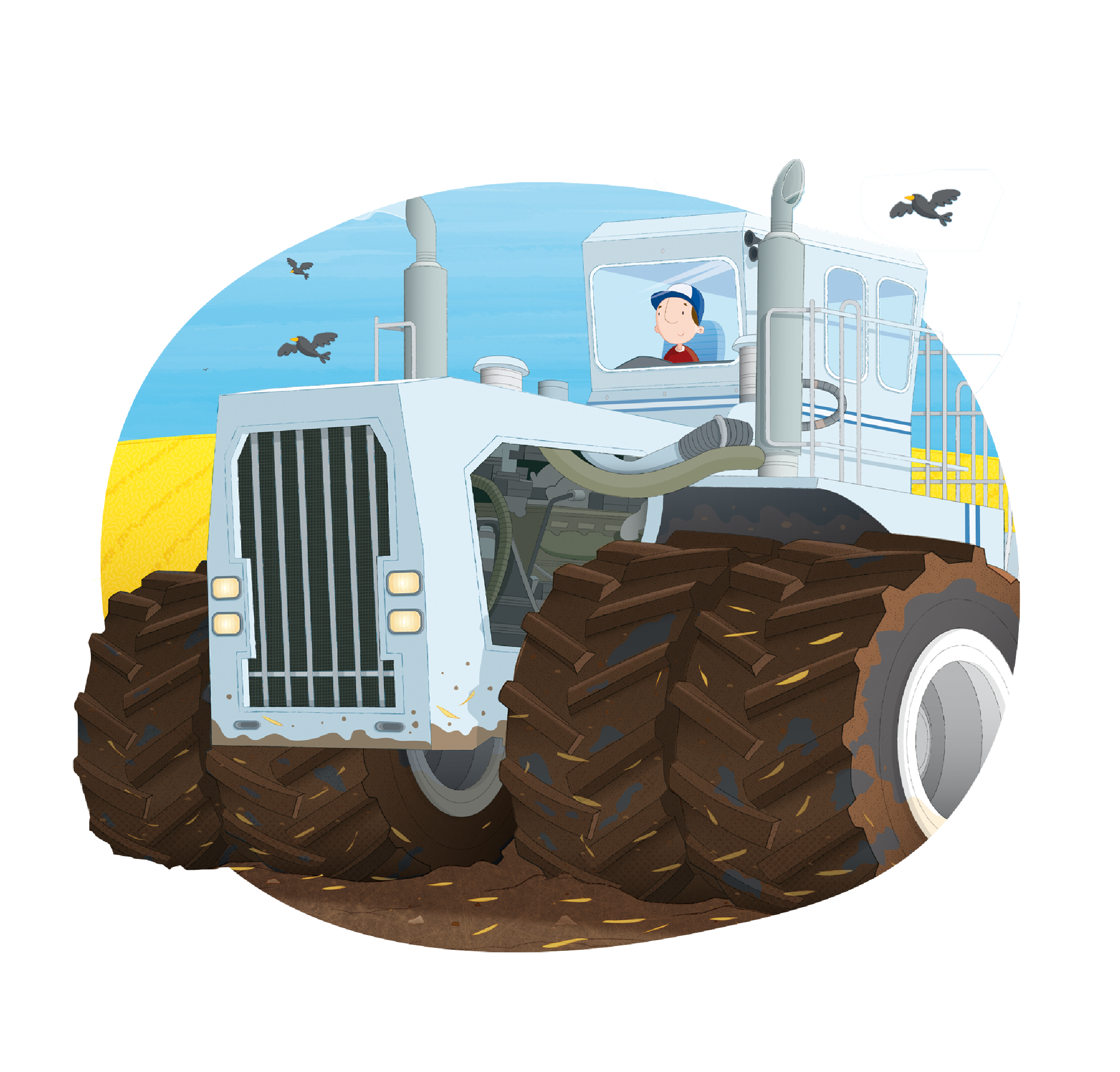 Big Book of Tractors book cover