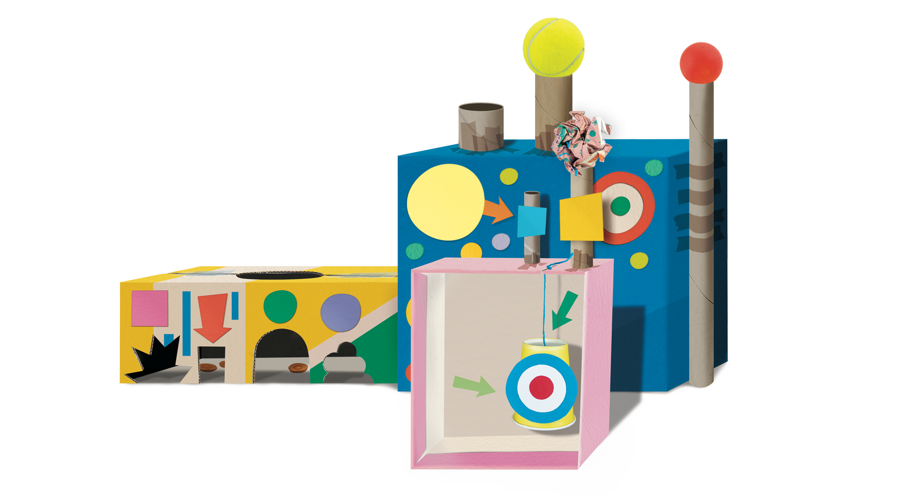 Build a recycled masterpiece Usborne Be Curious