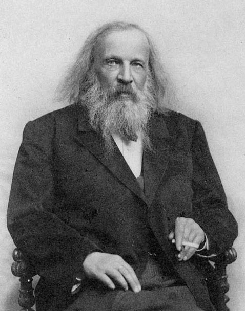 Dmitri Mendeleev, founder of the Periodic Table