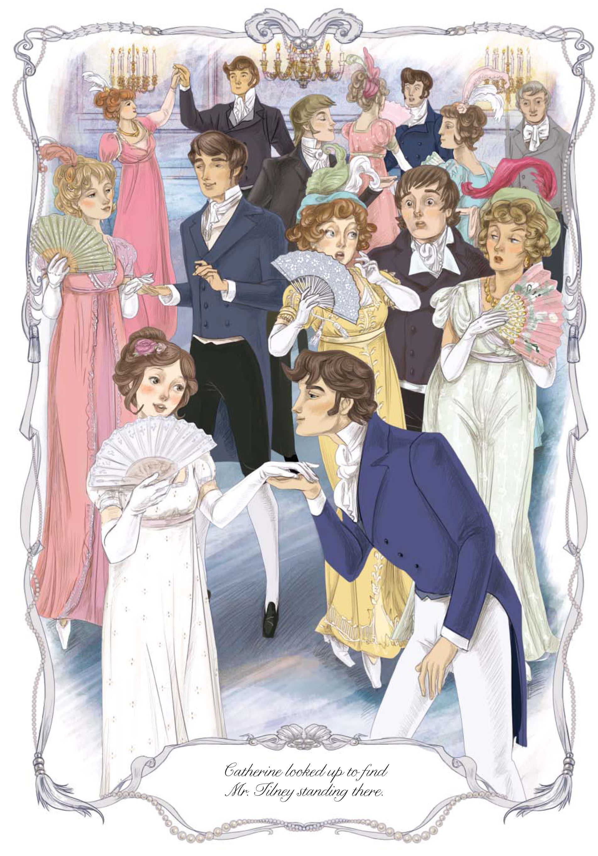 Illustration from Northanger Abbey, adapted in The Complete Jane Austen