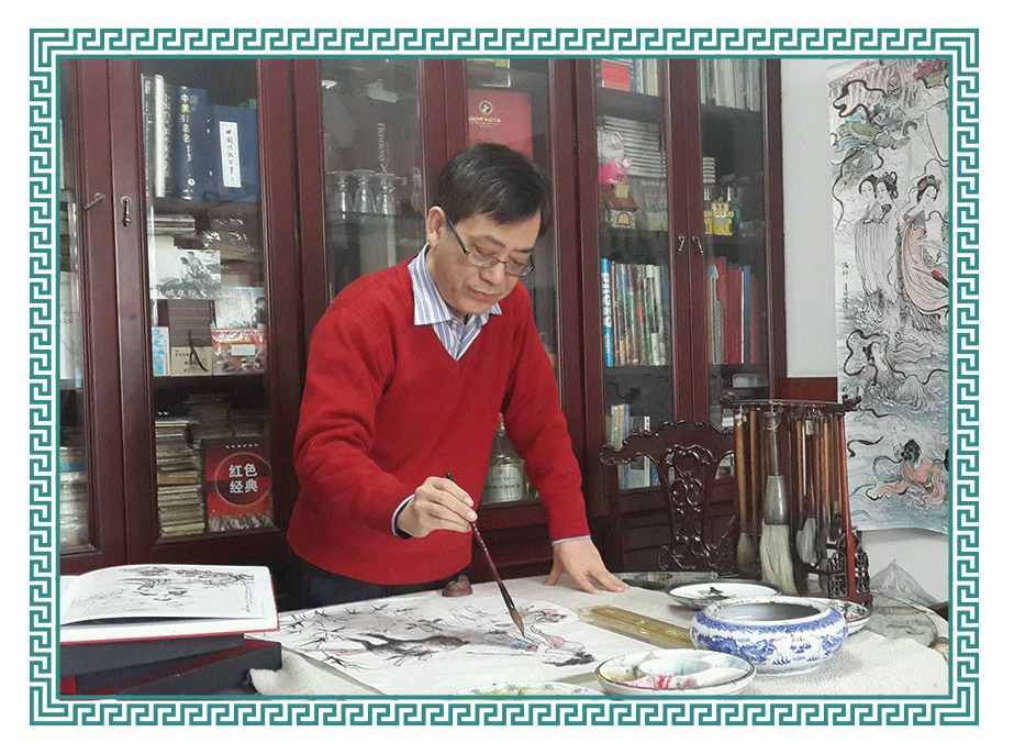 Li Weiding, illustrator of Illustrated Stories From China