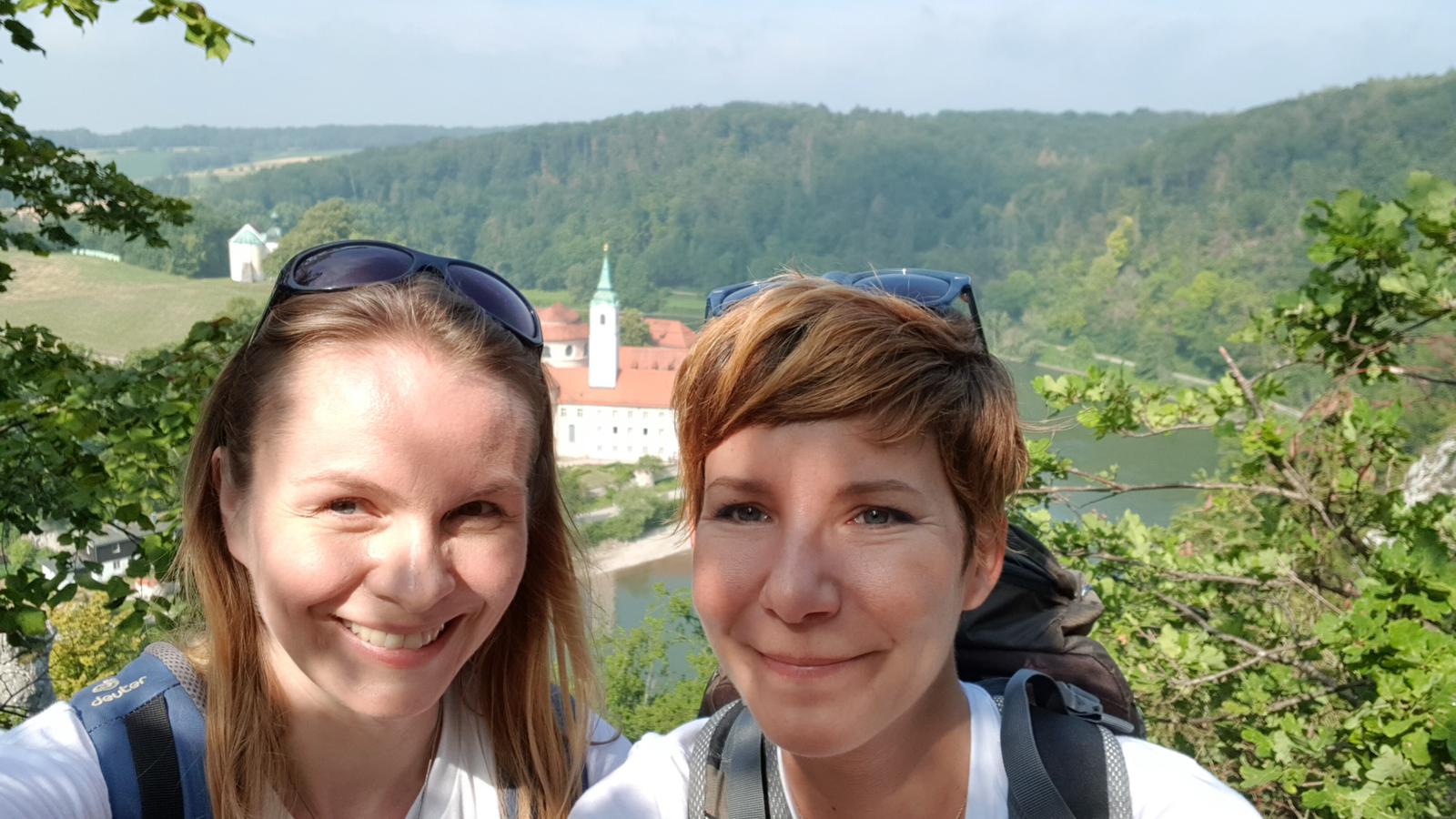 Nina and Claudia in Regensburg