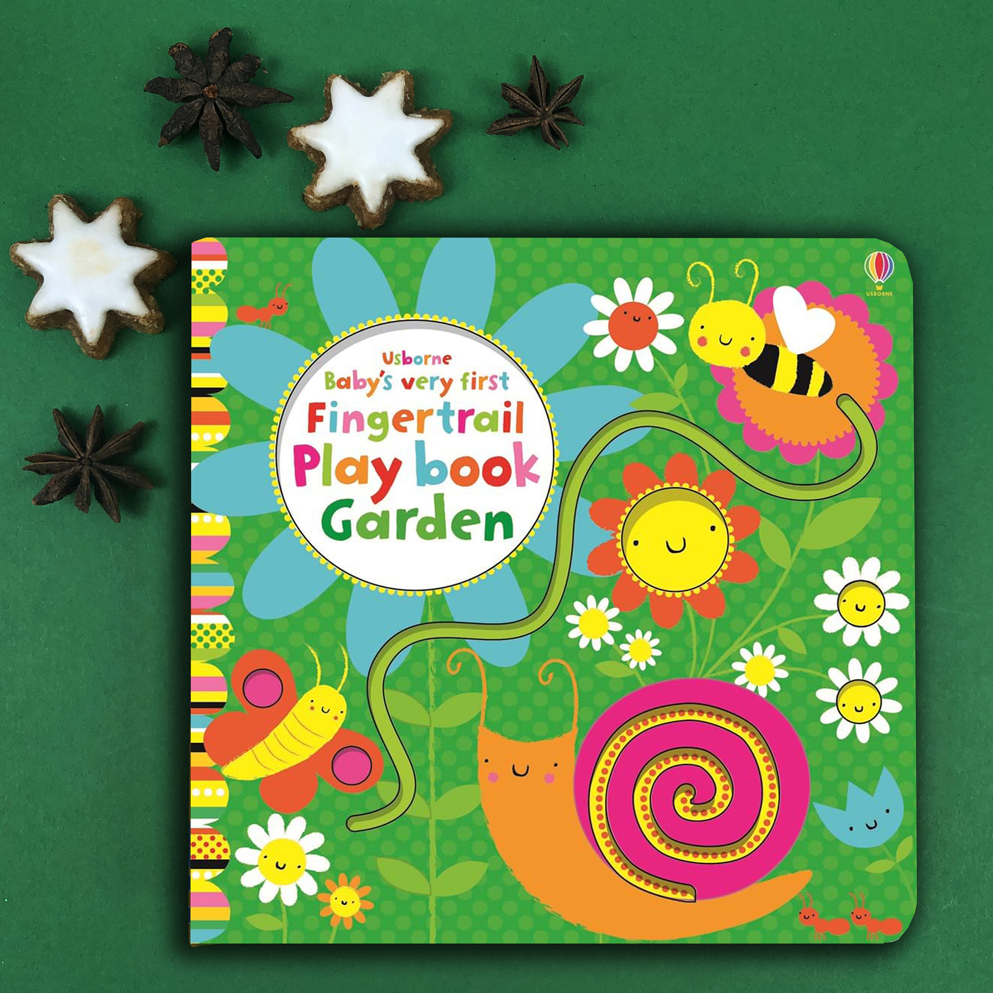 Baby's very first fingertrail playbook: Garden