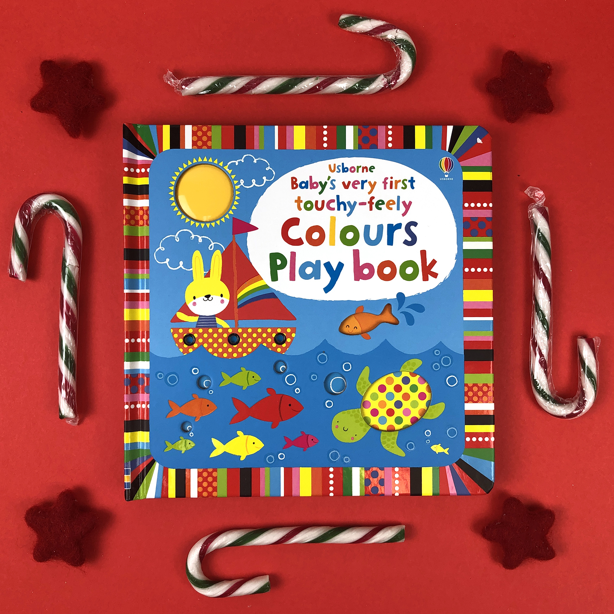 Baby's very first touchy-feely colours playbook