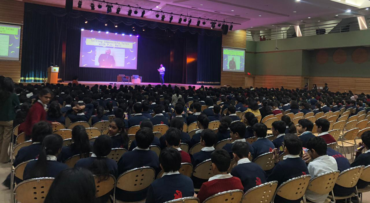 P.G. Bell's event at at Shri Ram school